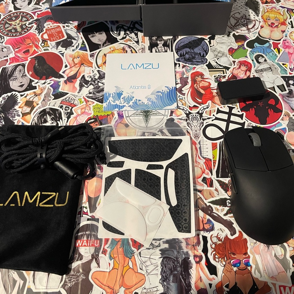 Lamzu Atlantis 4K Wireless Super Light Gaming Mouse (Black)